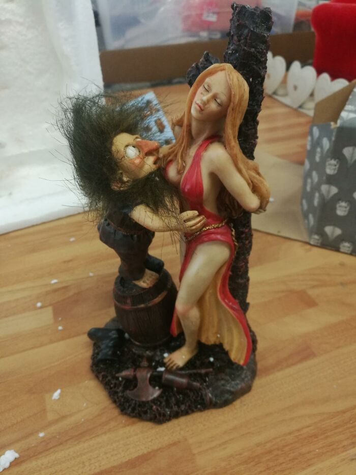 Found In Barnardos Burnley. Don't Think They Put This Lusty Fellow Out For Sale Though