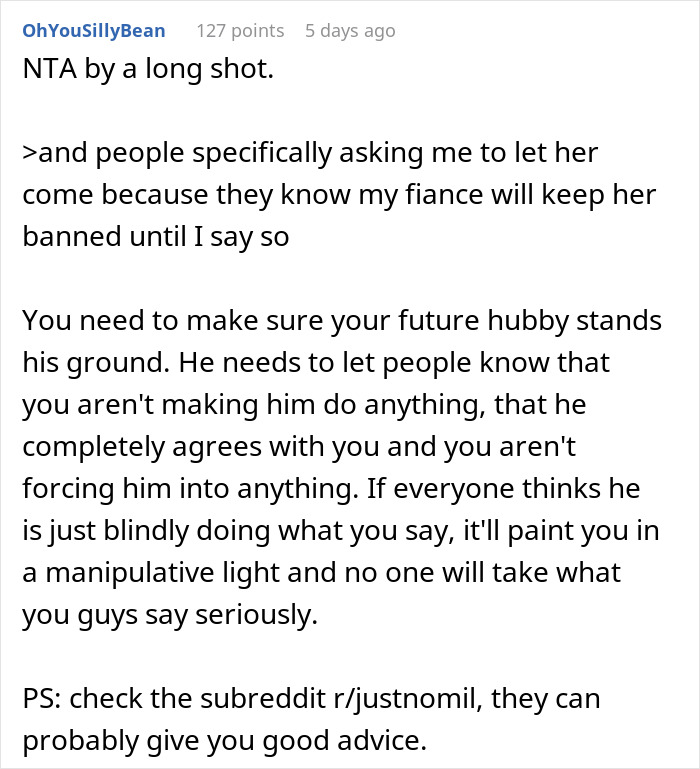 Woman Calls Her Future Daughter-In-Law A 'Used Woman', Is Shocked When She Bans Her From The Wedding