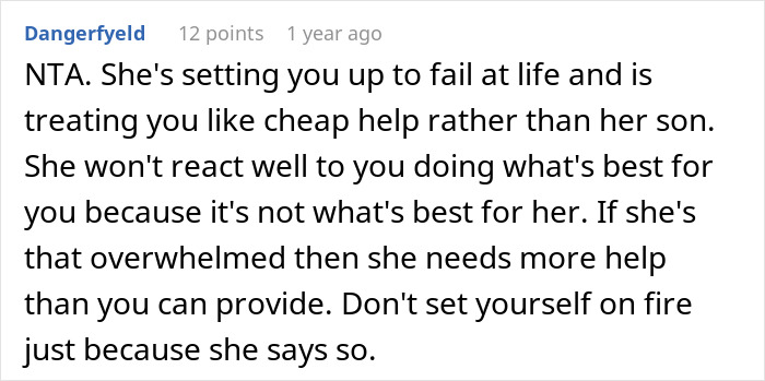 Teenager Is Expected To "Give Up His Freedom" Until He's 21 To Take Care Of His Baby Brother