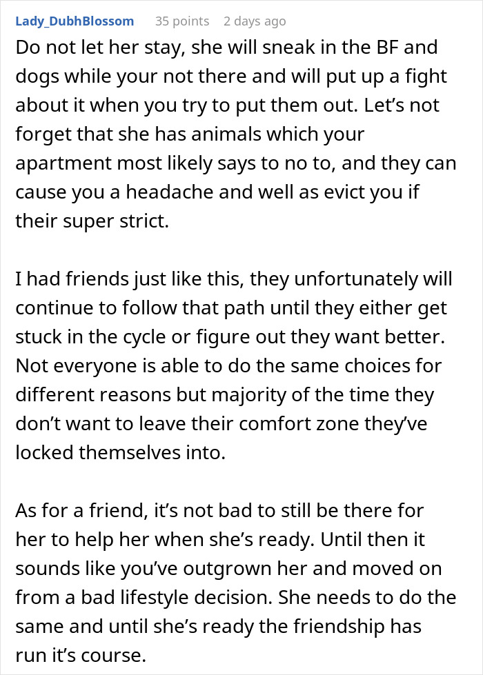 Woman Offers Her Homeless Friend Shelter But Won't Accept Her Loser Boyfriend And Dogs, Drama Ensues