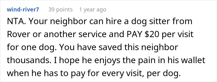 "[Am I The Jerk] For Telling My Neighbor That We Won't Ever Watch His Dogs Again?"