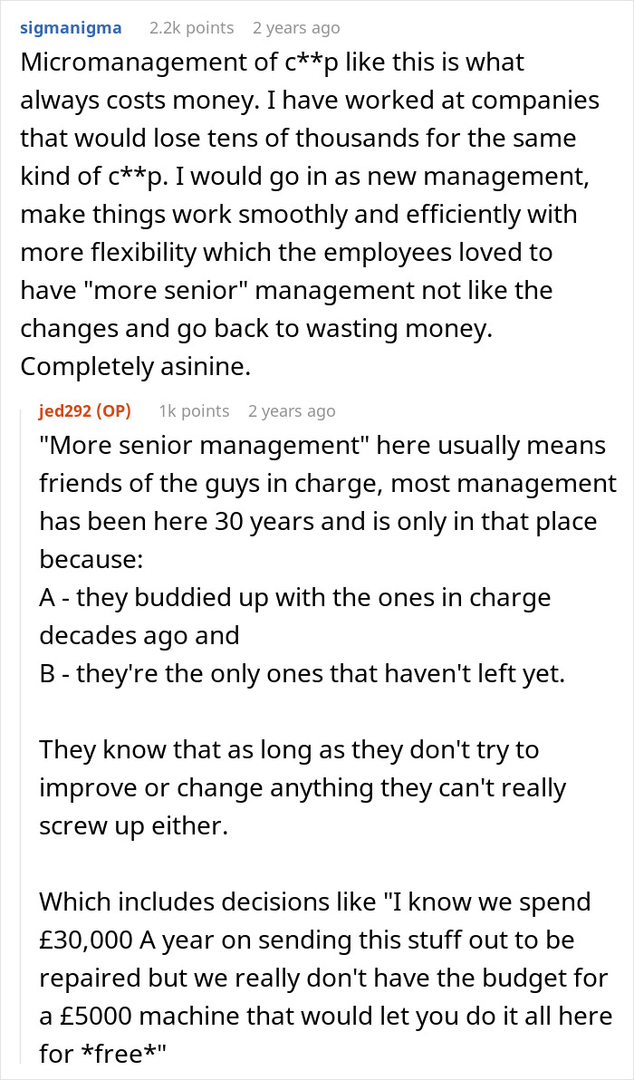 Management Criticizes Worker For Taking &ldquo;Longer Breaks&rdquo; Although He Works Through His Usual Ones, Is Surprised When Equipment Starts Breaking