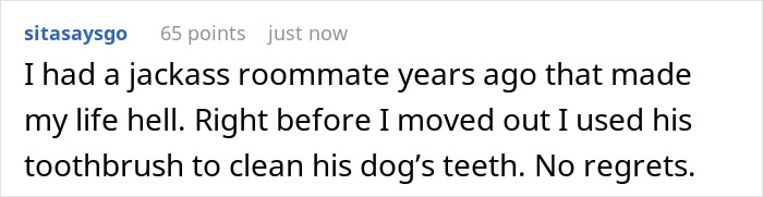 Student Gets Petty Revenge On Roommate Who Steals Her Washcloths And It's Disgustingly Perfect