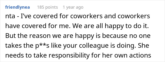 Guy Is Sick And Tired Of His Coworker Running Off And Leaving Him To Work Alone, Doesn't Cover For Her