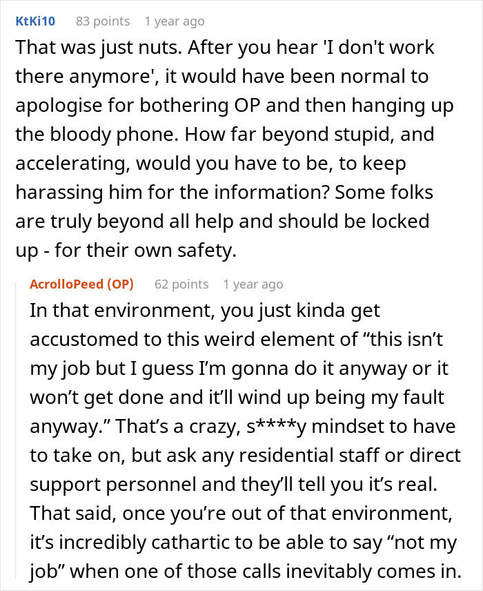 Person Frustrated After They Get Work Call 8 Years After Quitting And The Caller Won&rsquo;t Stop Asking For Help