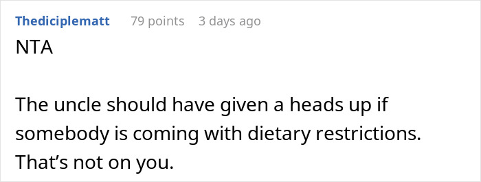 The Internet Backs Up This Woman For Refusing To Cook An Additional Gluten-Free Meal For A Family Friend After She Causes A Scene