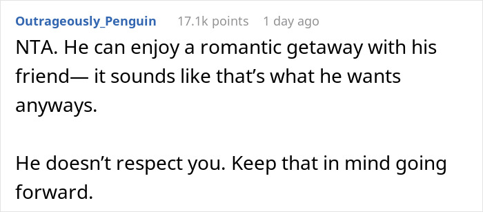 Woman Gives Boyfriend An Ultimatum: She Will Only Go On Their Romantic Holiday If He Doesn&rsquo;t Bring His Friend Along