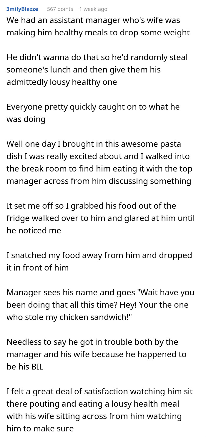 Nurse, Fed Up With Someone Stealing Their Food, Calls The Police When HR Does Nothing Nurse, Fed Up With Someone Stealing Their Food, Calls The Police When HR Does Nothing