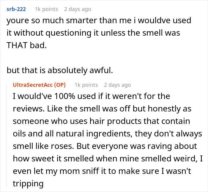 Woman Accidentally Discovers Hair Removal Cream In Hair Conditioner Her Friend Wanted Her To Use Before Birthday, Gets Blocked When She Confronts Her