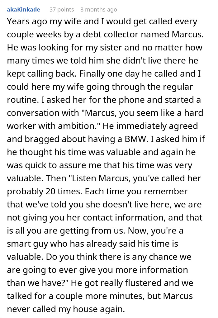 “I Left Over 600 Voicemails”: Attorney Shares His Revenge Story After Debt Collector Harasses Him Over His Ex-Wife’s Debt “I Left Over 600 Voicemails”: Attorney Shares His Revenge Story After Debt Collector Harasses Him Over His Ex-Wife’s Debt