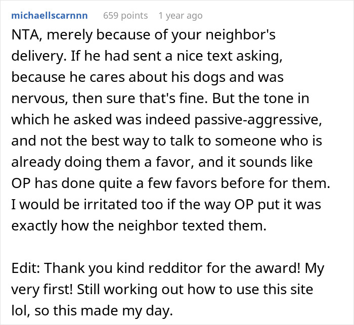 "[Am I The Jerk] For Telling My Neighbor That We Won't Ever Watch His Dogs Again?"