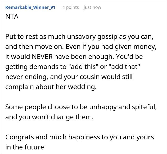 &ldquo;We Covered Meals And Open Bars For 300 People&rdquo;: Bride Organizes A Huge Wedding, Gets Shamed By Her Family