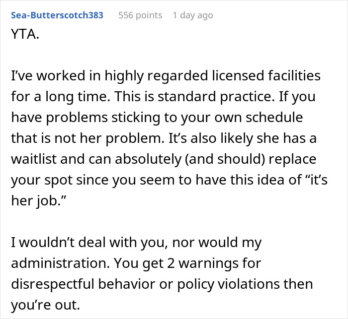 &ldquo;[Am I The Jerk] For Telling My Child&rsquo;s Daycare Teacher That My Child Won&rsquo;t Finish Cleaning Up?&rdquo;
