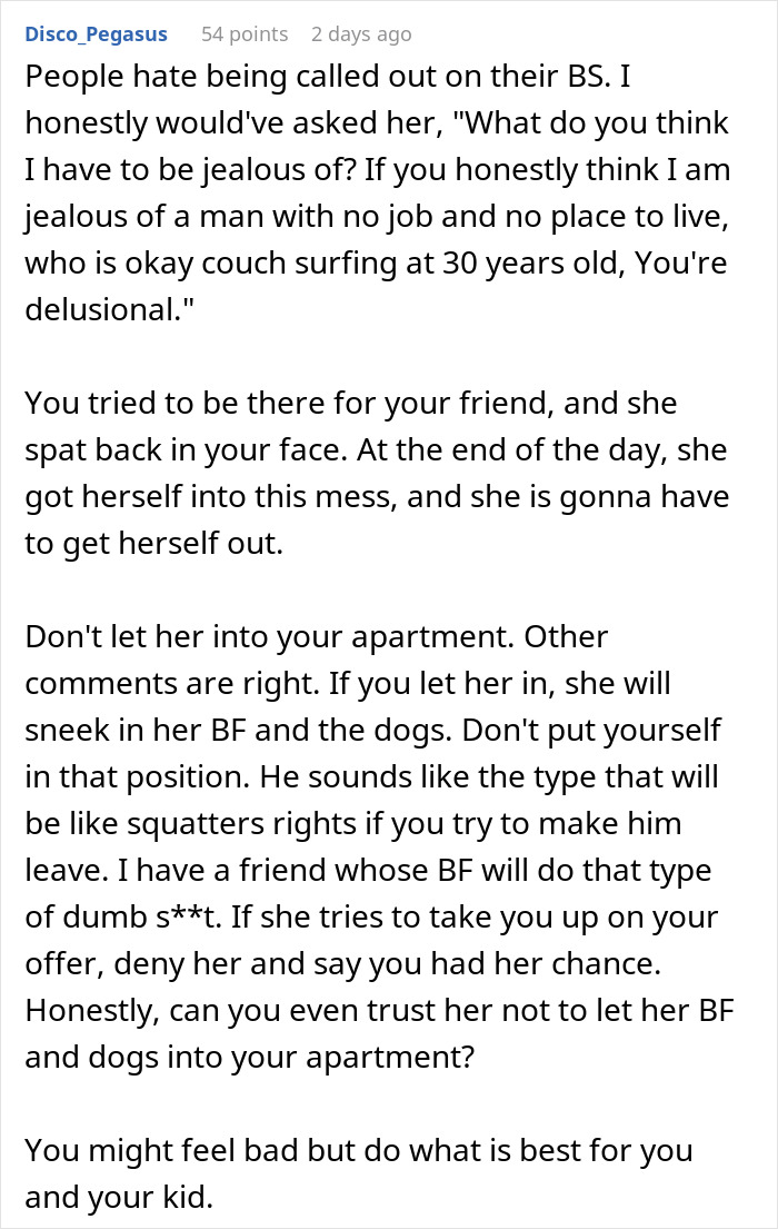 Woman Offers Her Homeless Friend Shelter But Won't Accept Her Loser Boyfriend And Dogs, Drama Ensues