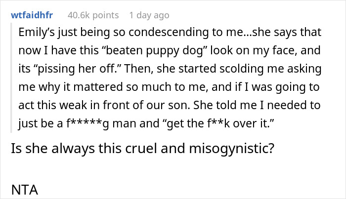 Husband Is Conflicted Over Who Is Right After Wife Tells Him That There Is No Way He&rsquo;ll Be In The Room When Their Child Is Born