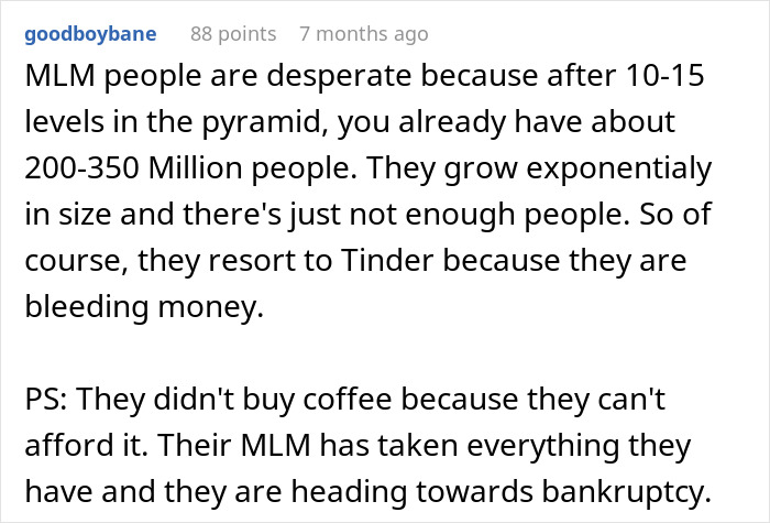 "I Laughed So Much On The Way Home That I Was Crying": Guy Goes On A Date With A Really Pretty Girl, It Ends Up Being A Pyramid Scheme Scam