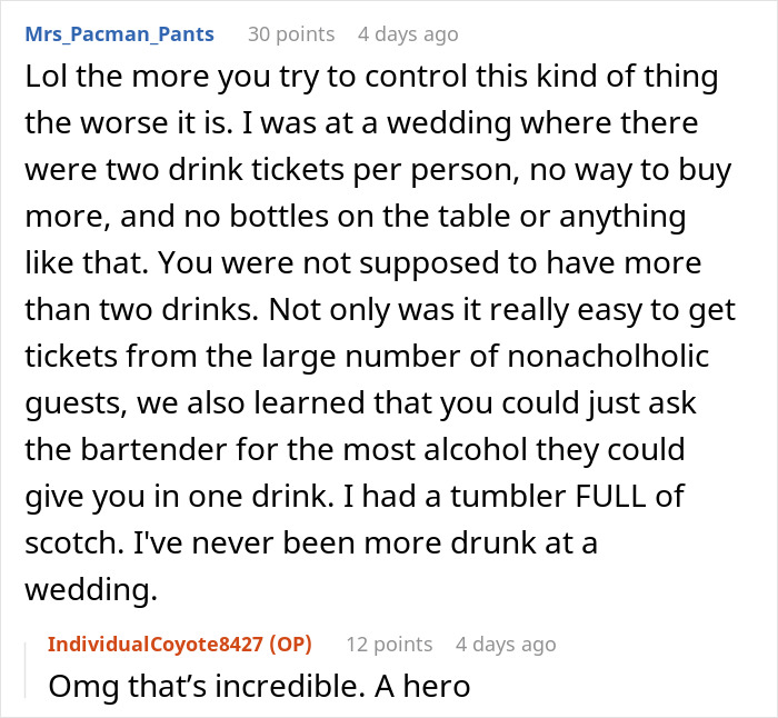 “This Will Also Double As The Wedding Favors”: Bride Comes Up With Ingenious Way To Prevent Guests From Drinking Too Much During Wedding “This Will Also Double As The Wedding Favors”: Bride Comes Up With Ingenious Way To Prevent Guests From Drinking Too Much During Wedding