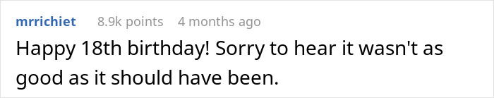 Person Shares How They Failed To Notice Key Cues That Their Parents Wouldn't Pay For Their 18th B-Day Dinner Person Shares How They Failed To Notice Key Cues That Their Parents Wouldn't Pay For Their 18th B-Day Dinner