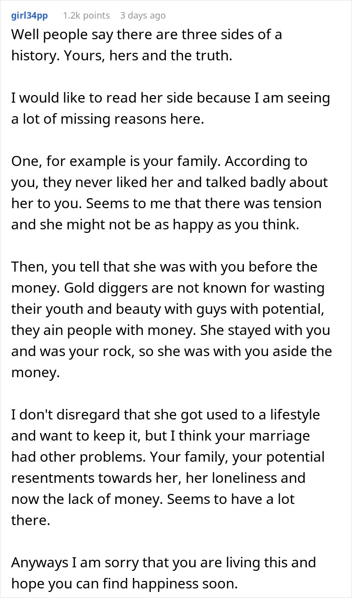 Guy Shares How He Realized His Wife Was A Gold Digger All This Time