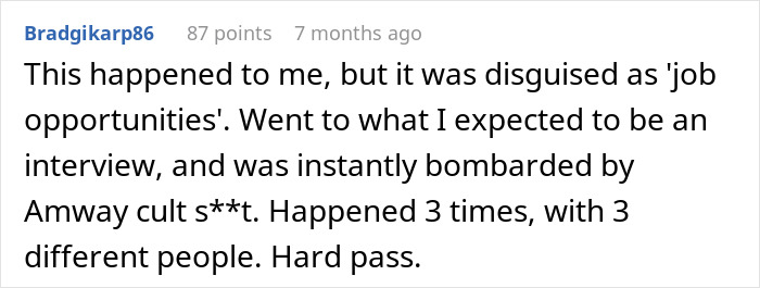 "I Laughed So Much On The Way Home That I Was Crying": Guy Goes On A Date With A Really Pretty Girl, It Ends Up Being A Pyramid Scheme Scam