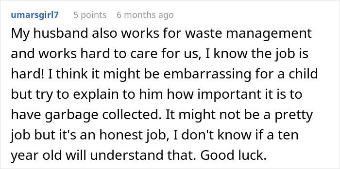 “I Think My Son Is Embarrassed That I Am A Garbage Man. Advice?”: Sad Dad Asks Internet For Parenting Help “I Think My Son Is Embarrassed That I Am A Garbage Man. Advice?”: Sad Dad Asks Internet For Parenting Help
