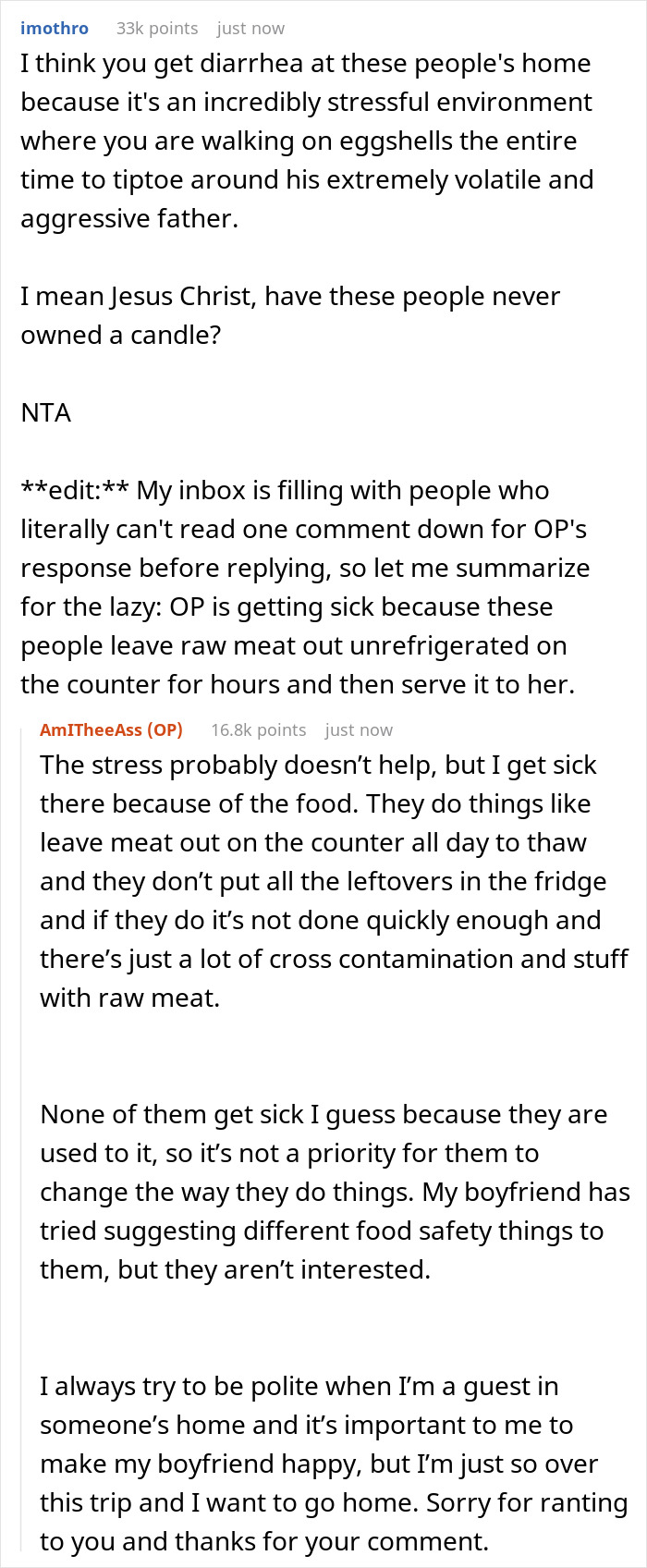 Girl Burns Match To Cover Up Smell Of Upset Stomach At Night, Wonders If She Was A Jerk After Entire Family Wakes Up To Berate Her 