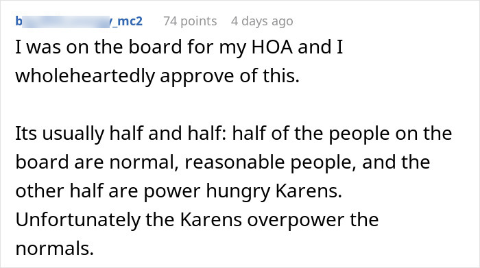 Person Maliciously Complies With HOA Rules, Ends Up Costing Them 16% Of The HOA Income