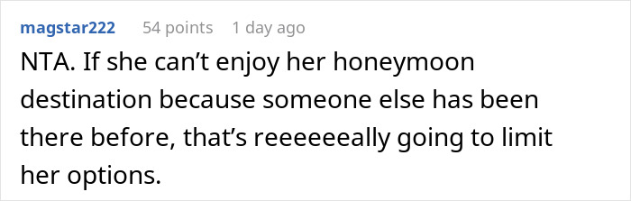 Woman Refuses To Change The Destination Of Her And Her BF&rsquo;s Getaway After Learning Sister &ldquo;Plans&rdquo; To Spend Her Honeymoon There