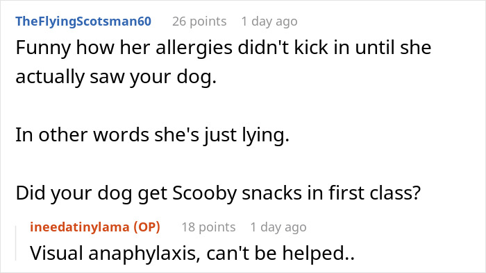 &ldquo;Karen, Of Course, Screeches For A Supervisor&rdquo;: Karen's Fake Allergy To Service Dog Backfires As The Airline Upgrades The Owner To First Class