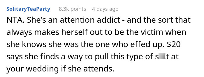 “A Waiter Had To Come And Ask Her To Sit Down”: Bride’s Sister Starts Loudly Sobbing Over Influencer Pics, Gets Escorted Out Of Engagement Dinner “A Waiter Had To Come And Ask Her To Sit Down”: Bride’s Sister Starts Loudly Sobbing Over Influencer Pics, Gets Escorted Out Of Engagement Dinner