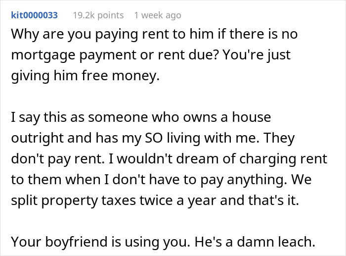 Man Demands Girlfriend &ldquo;Split Expenses Proportional To Income&rdquo; After She Gets Better-Paying Job, Increases Rent On Apartment He Owns