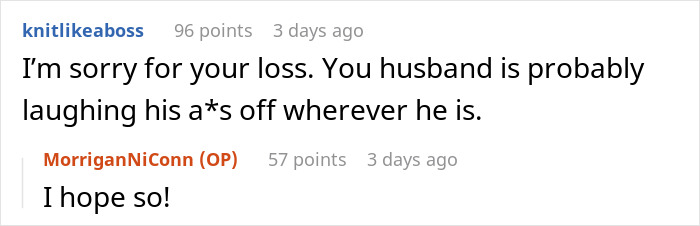 "She Expected An Inheritance From My Late Husband": Widow Is Stunned By The Audacity Of One Woman, Gives Her What She Asked For In Petty Revenge