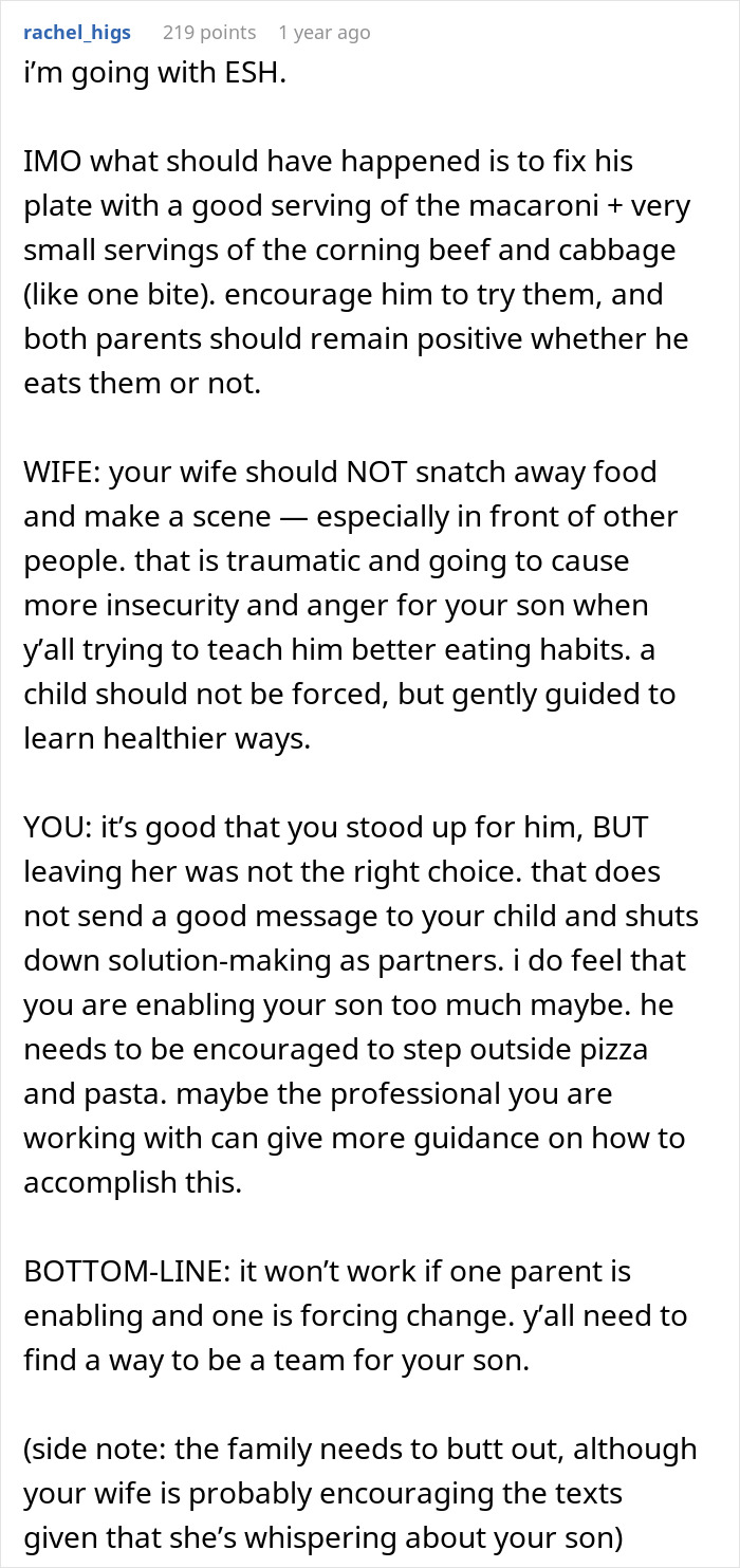 Dad Brings Mac And Cheese To Family Dinner So His Picky-Eater Son Eats Something, Mom Throws It In The Trash Dad Brings Mac And Cheese To Family Dinner So His Picky-Eater Son Eats Something, Mom Throws It In The Trash
