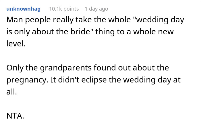 'Bridezilla' Livid Over Sister Announcing Pregnancy At Her Wedding Ceremony, Doesn't Want To See The Newborn 'Bridezilla' Livid Over Sister Announcing Pregnancy At Her Wedding Ceremony, Doesn't Want To See The Newborn