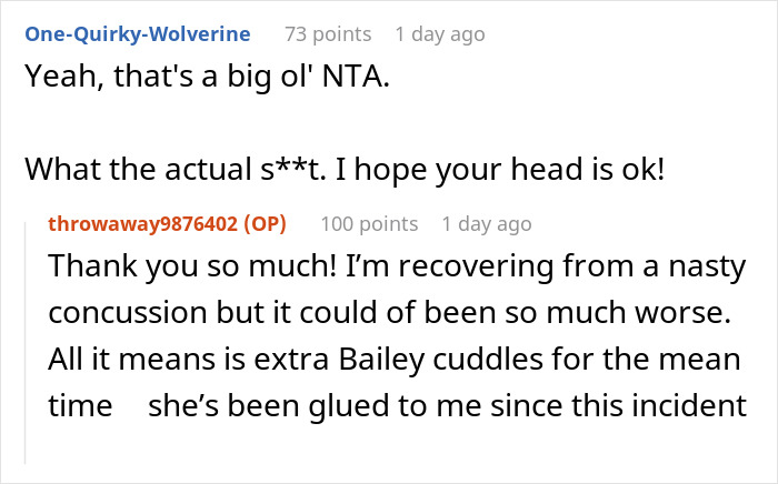 Woman Makes Her Friend Leave Her Service Dog In The Backyard, Is Upset Everyone Hates Her For It After The Woman Gets A Concussion From A Seizure