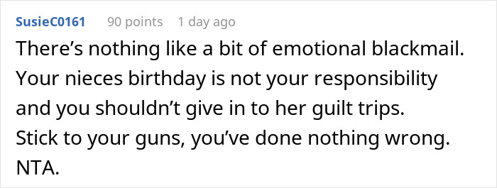 Mom Decides To Throw Her Daughter A Separate Birthday And Not Have A Double Party With Her Niece, Drama Ensues Mom Decides To Throw Her Daughter A Separate Birthday And Not Have A Double Party With Her Niece, Drama Ensues