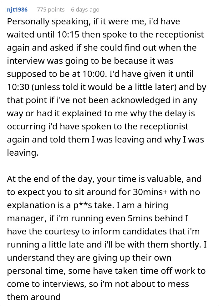 Jobseeker Is Disappointed That Their Interview Is 35 Minutes Late, Realizes The Recruiter Walked Past Him Several Times
