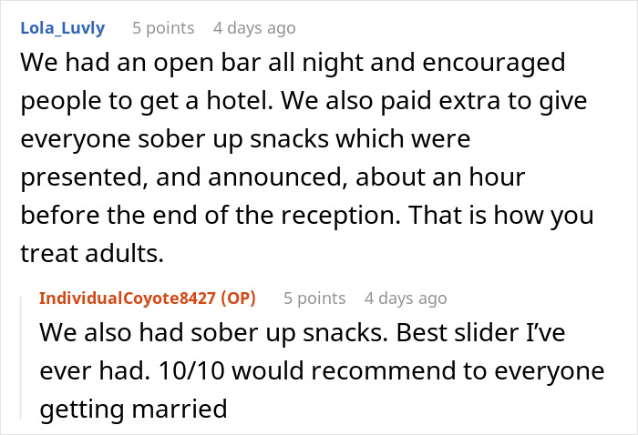“This Will Also Double As The Wedding Favors”: Bride Comes Up With Ingenious Way To Prevent Guests From Drinking Too Much During Wedding “This Will Also Double As The Wedding Favors”: Bride Comes Up With Ingenious Way To Prevent Guests From Drinking Too Much During Wedding