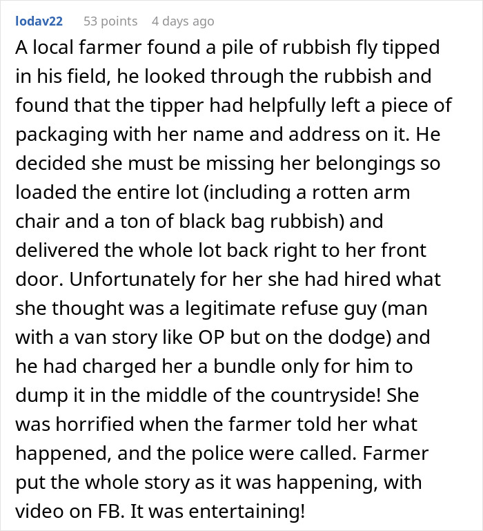 Garbage Man Isn&rsquo;t Having Any Of His Client&rsquo;s Renegotiation Shenanigans, Dumps His Entire Trash Pickup On His Property And Drives Away