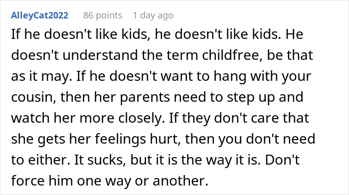 Person Wonders Whether It Was OK To Confront Their “Childfree” Sibling For Consistently Mistreating Their Little Cousin Person Wonders Whether It Was OK To Confront Their “Childfree” Sibling For Consistently Mistreating Their Little Cousin