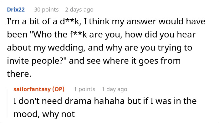 "My Wedding Is Not Gonna Become Your Child's Birthday Party": Bride Shares A Ridiculous Request From An Entitled Relative She's Never Even Met