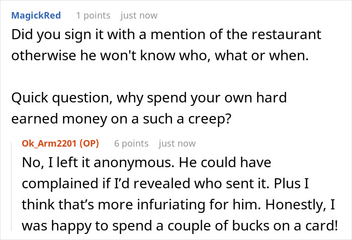 People Online Are Cracking Up About This Woman&rsquo;s Idea To Congratulate The Most Entitled Couple She Met While Working At A Restaurant