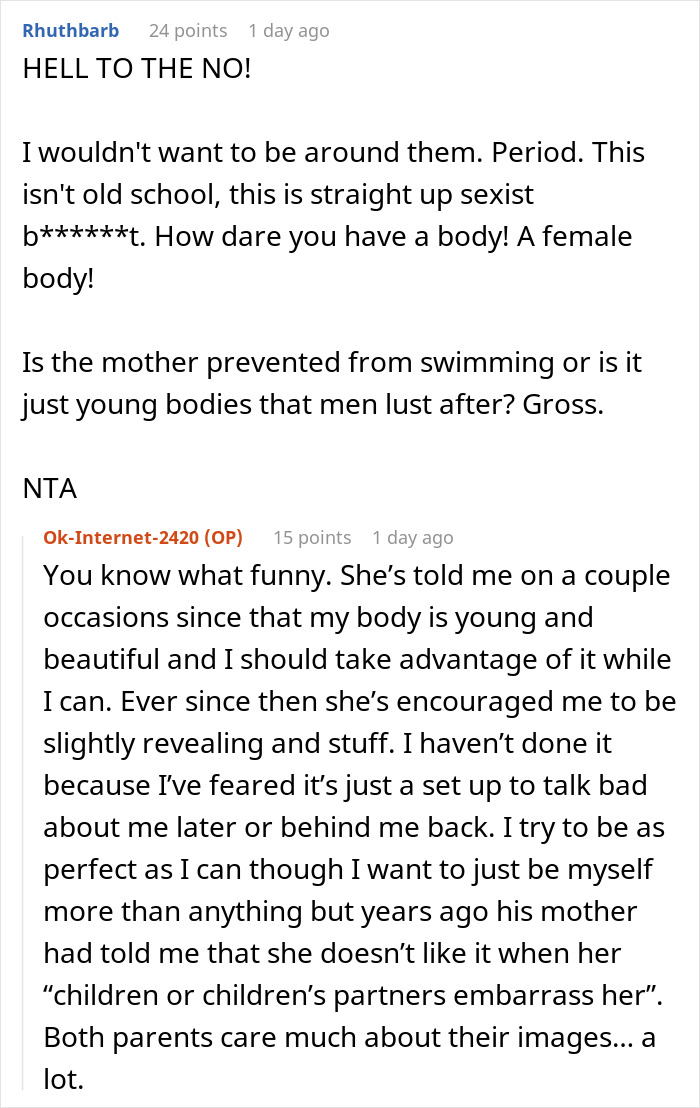 Woman Was About To Check Out In-Laws' New Pool, Only To Learn Women Are Not Allowed To Use It, Refuses To Ever Come Back Woman Was About To Check Out In-Laws' New Pool, Only To Learn Women Are Not Allowed To Use It, Refuses To Ever Come Back