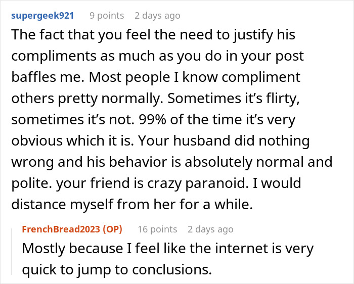 "As Someone Who Was Cheated On, Trust Me, I Know": Husband Gives Wife's Friend A Compliment, Drama Ensues "As Someone Who Was Cheated On, Trust Me, I Know": Husband Gives Wife's Friend A Compliment, Drama Ensues