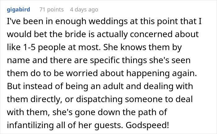 “This Will Also Double As The Wedding Favors”: Bride Comes Up With Ingenious Way To Prevent Guests From Drinking Too Much During Wedding “This Will Also Double As The Wedding Favors”: Bride Comes Up With Ingenious Way To Prevent Guests From Drinking Too Much During Wedding