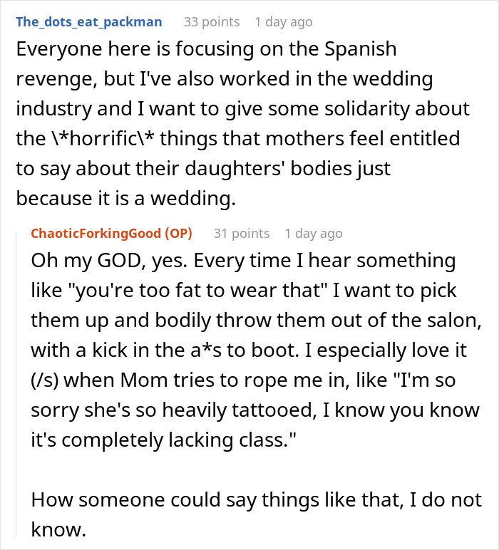 Bridal Stylist Fires Friendly Shots And Says Her Goodbyes In Spanish After Client&rsquo;s Mom Trash-Talked Her Throughout The Entire Appointment