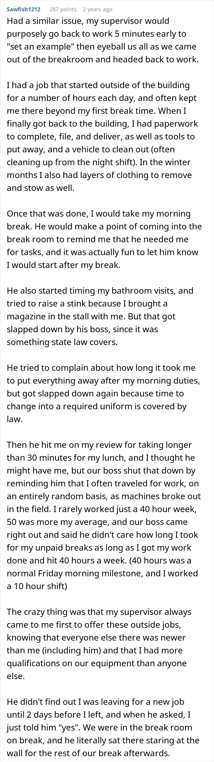 Management Criticizes Worker For Taking &ldquo;Longer Breaks&rdquo; Although He Works Through His Usual Ones, Is Surprised When Equipment Starts Breaking