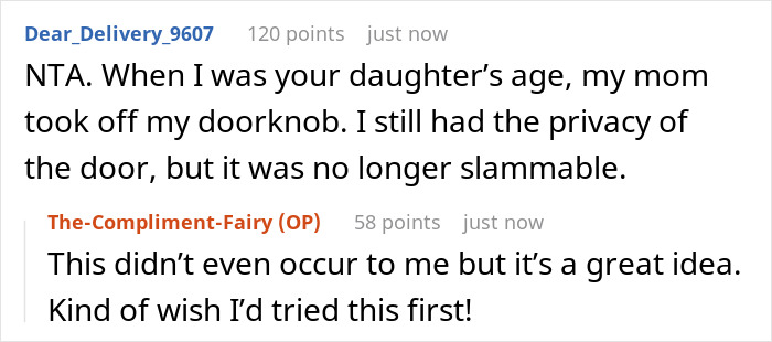 14-Year-Old Won’t Stop Slamming Her Bedroom Door And Parents Replace It With A Curtain, But She’s Not Having It 14-Year-Old Won’t Stop Slamming Her Bedroom Door And Parents Replace It With A Curtain, But She’s Not Having It