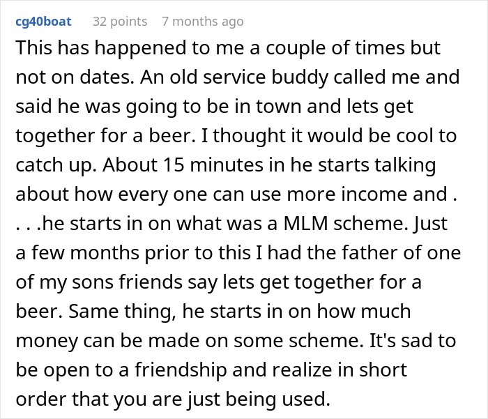 "I Laughed So Much On The Way Home That I Was Crying": Guy Goes On A Date With A Really Pretty Girl, It Ends Up Being A Pyramid Scheme Scam