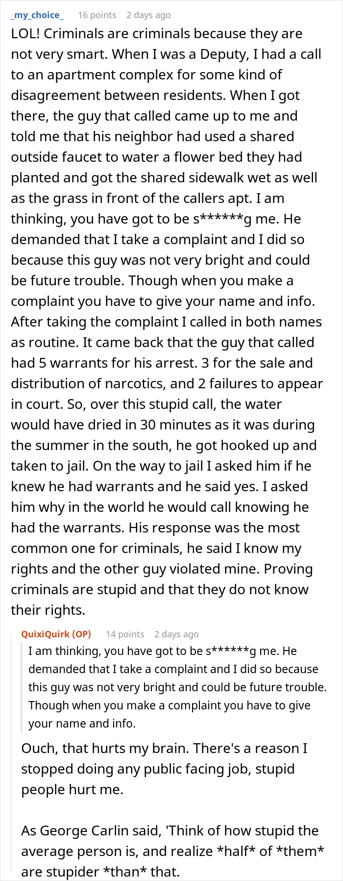 Woman Shares A Tale Of How A Friendly Cop Took Petty Revenge On Her Annoying Know-It-All Coworker Woman Shares A Tale Of How A Friendly Cop Took Petty Revenge On Her Annoying Know-It-All Coworker